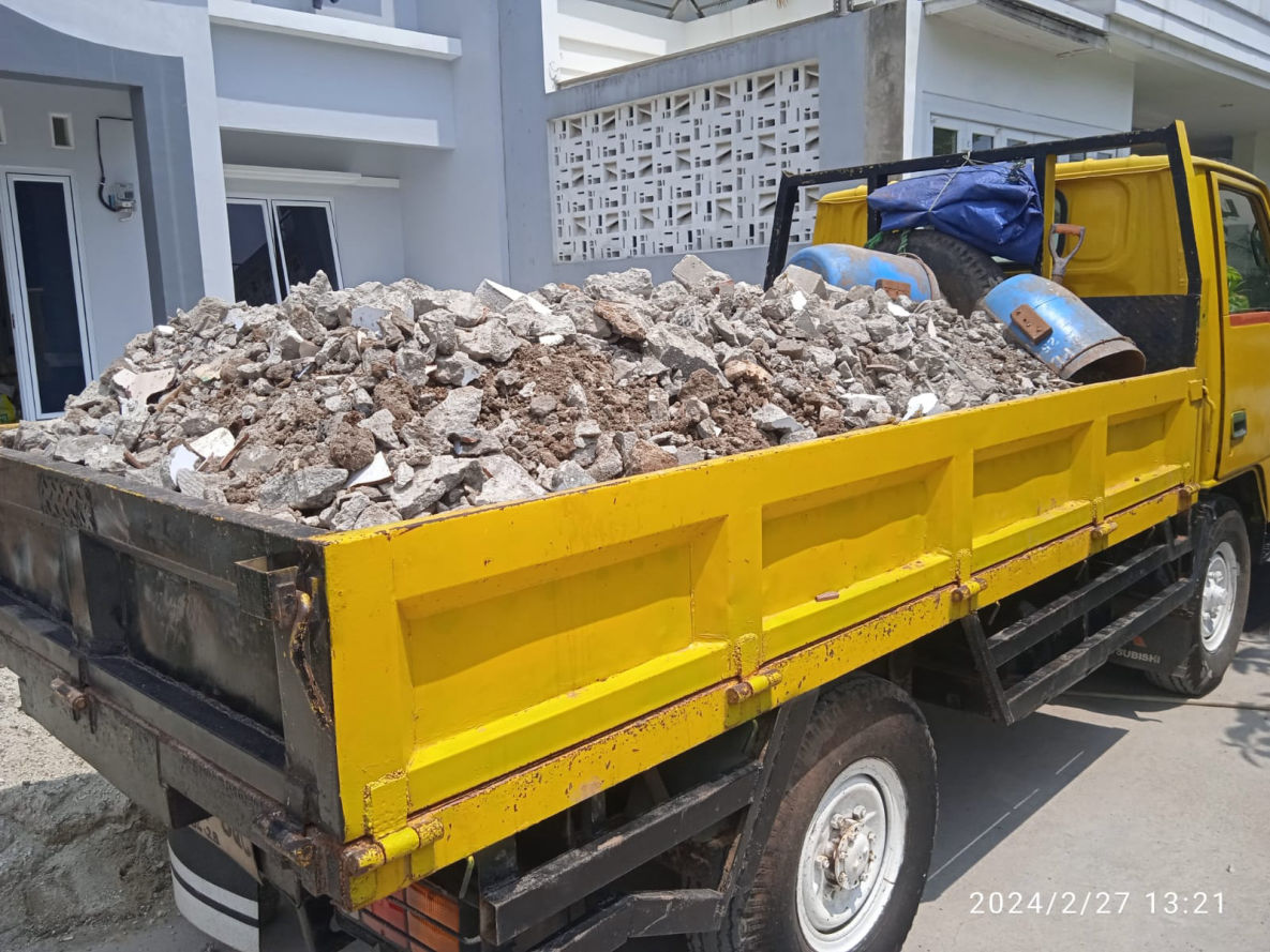 jasa angkut puing sampah proyek